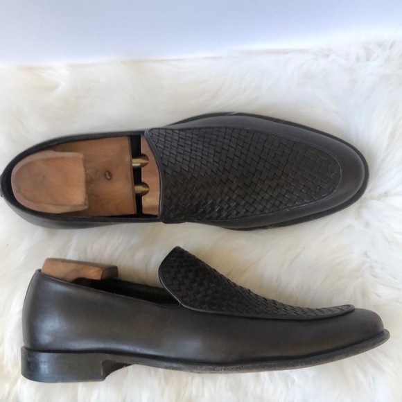 Bally Dark Brown Leather Slip-On Derbys main image 4
